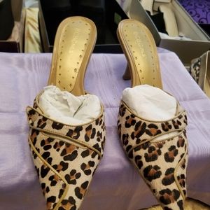 Animal print Mule shoes